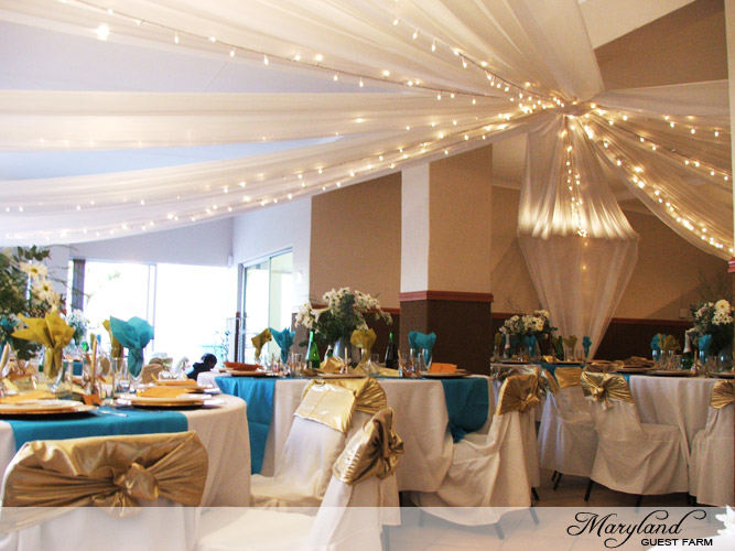 Kalkoen Hall set for a function